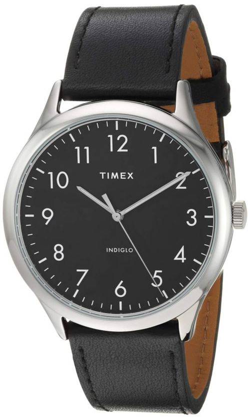 Reloj Timex Modern Easy Reader para hombre funda de 40 mm y correa de piel