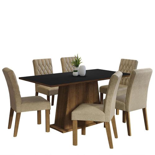 Juego de Comedor Madesa Britney 6 Sillas MNI