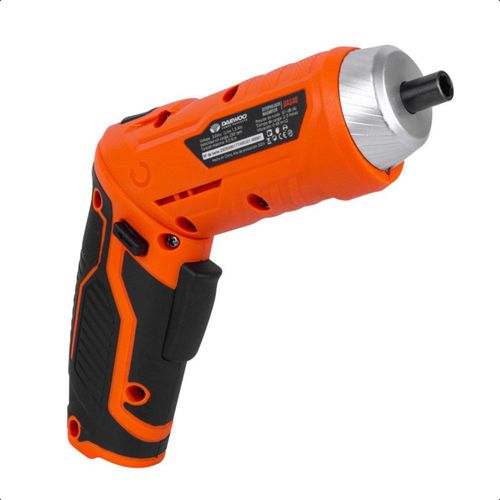 DAEWOO Destornillador Inalámbrico 250 RPM Batería Recargable, Incluye Accesorios Modelo DAS40