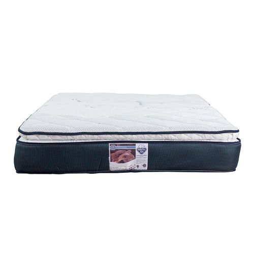 Colchon Spring Air Mónaco Queen Size Azul TRY
