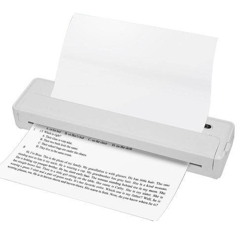 Impresora Térmica A4 sin Tinta para Hogar y Estudiantes.Impresoras Portátil Bluetooth para Exámenes, Tareas y Documentos, Fácil de Usar.HOGAWAY