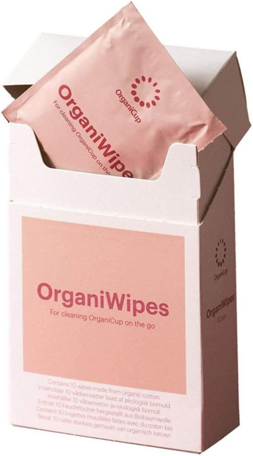 Toallitas para Copa Menstrual OrganiCup 10 unidades Algodón Orgánico