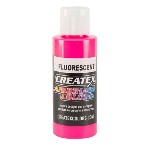 Pintura para Aerógrafo Createx Fluorescente Rosa Fucsia 60 ml