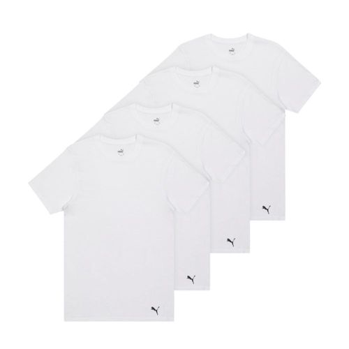 Paquete de 4 playeras blancas para hombre