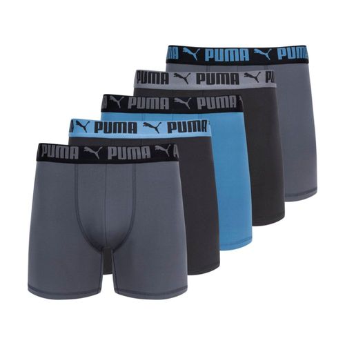 Paquete de 5 boxers Puma negro/azul