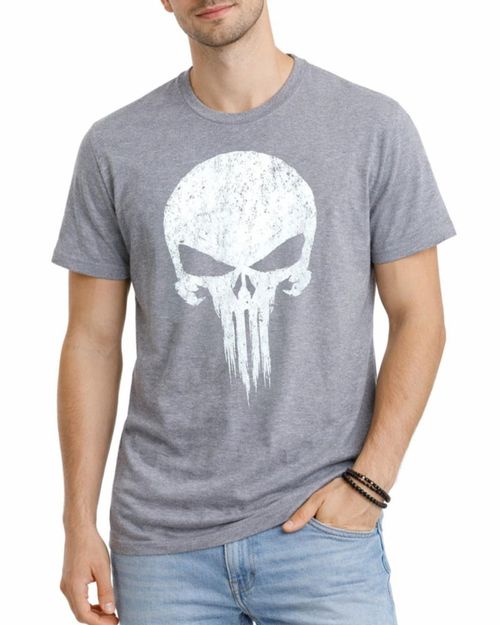 Player aMarvel Punisher gris para hombre