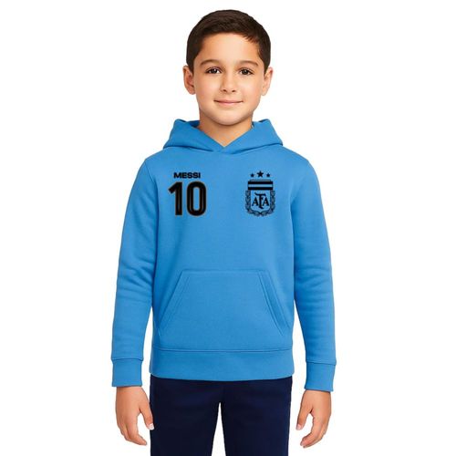 Sudadera Messi azul para niño