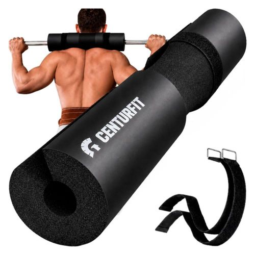Almohadilla para Barra de Gym Centurfit Cojin Protector para Cuello Hombros y Cadera Espuma de Alta Densidad Antideslizante Ideal para Sentadillas Hip