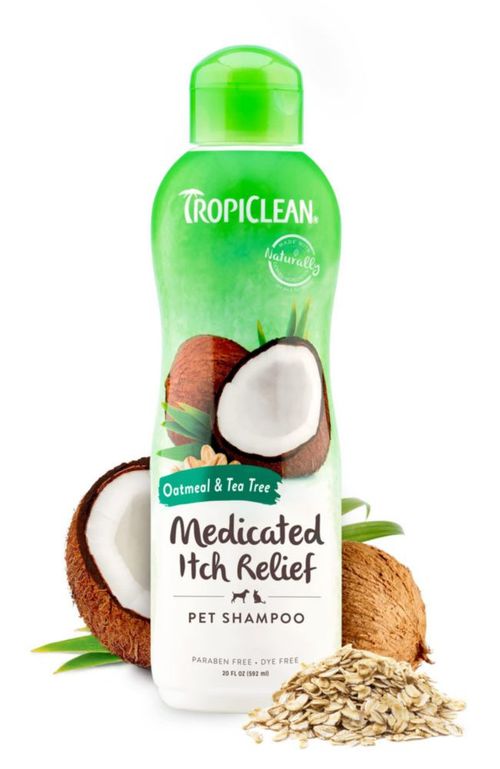 Champú para perros TropicLean Medication para alergias y picazón 600 ml