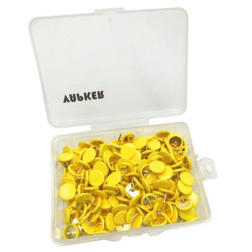 Chinchetas VAPKER 200 PCS Cabeza Redonda Amarilla