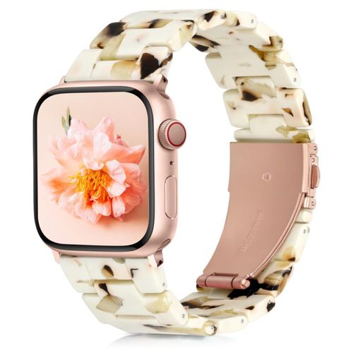 Correa de Resina ALLcool para Apple Watch 38-49mm con Hebilla de Acero Inoxidable