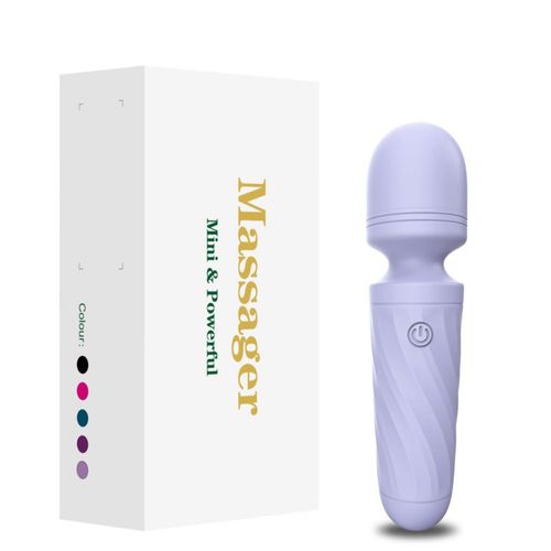 Mini Masajeador KINGWAND Impermeable con 10 Modos de Vibración