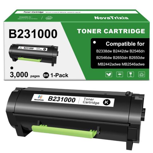 Cartucho de Tóner NovaTrixia B231000 Negro 3000 Páginas