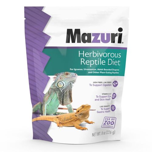Alimento para Reptiles Mazuri Dieta Herbívora Bolsa de 226 g