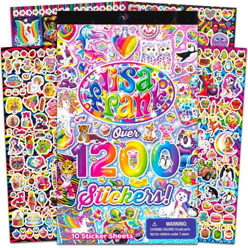 Adhesivo para tablet Book Lisa Frank 1200 10 páginas