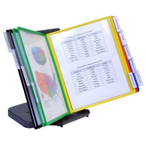 Organizador de Escritorio Ultimate Office AdjustaView con 10 Bolsillos de Colores