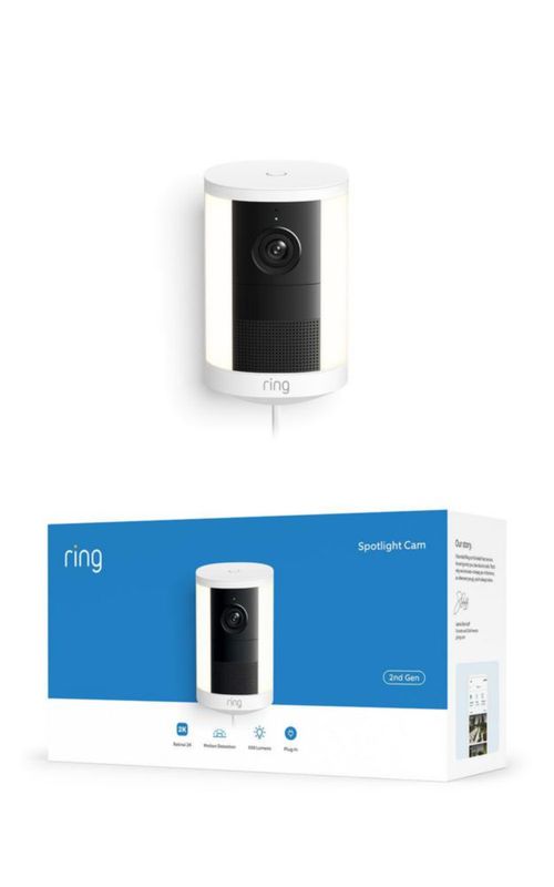 Cámara de Seguridad Ring Spotlight Cam 2ª Generación Video 2K
