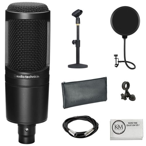 Micrófono Audio-Technica AT2020 Condensador Cardioide con Kit Completo