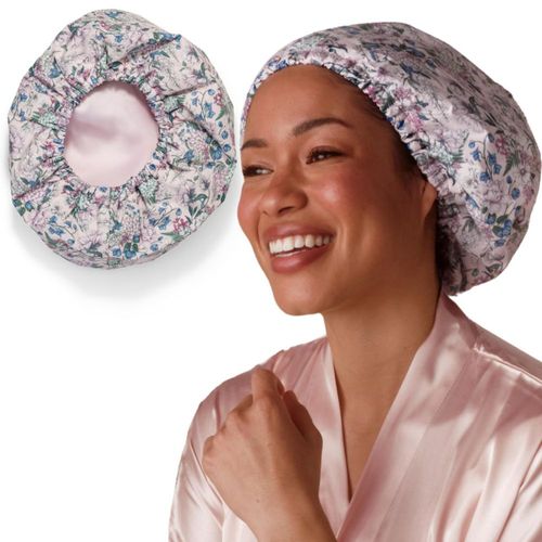Gorro de Ducha Kitsch Bridgerton Forrado en Satén Impermeable Wisteria