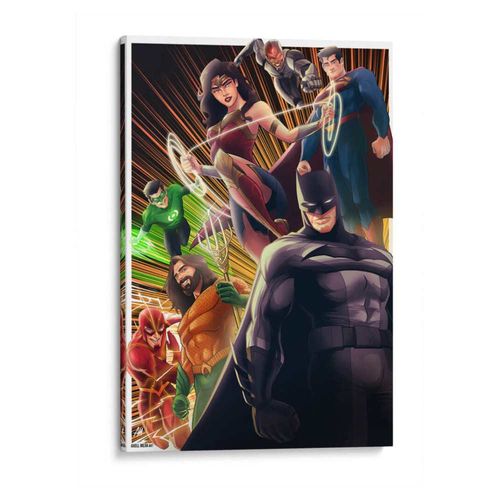 Cuadro decorativo - Justice League, Axell Mejia Art - 30 x 45