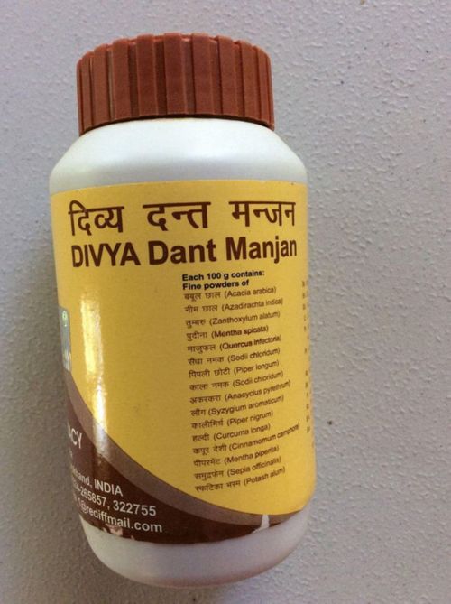 Polvo dental Patanjali Divya Dant Manjan
