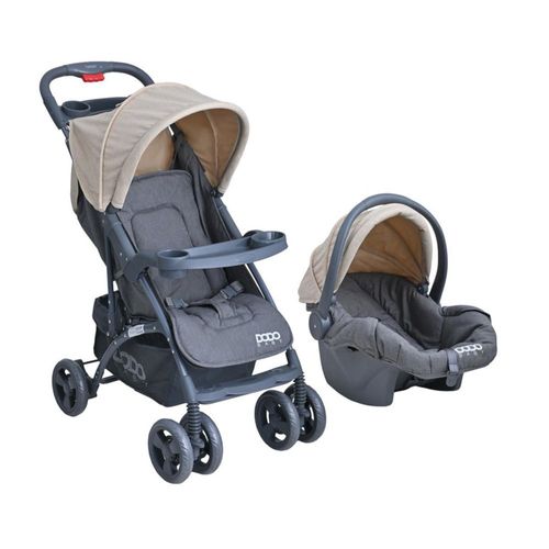 Carriola Para Bebé Dodo Baby Luna Con Autoasiento Beige