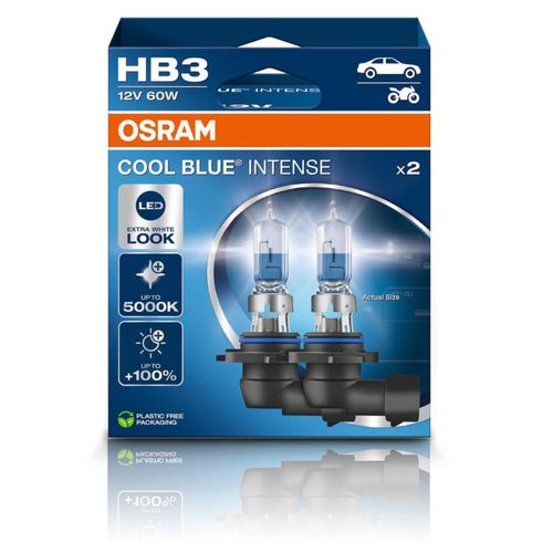 Lámpara Halógena para Faro OSRAM COOL BLUE INTENSE HB3