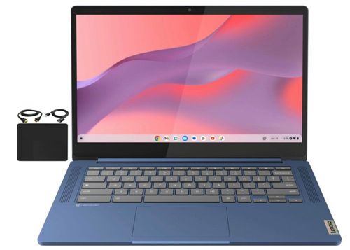 El Portátil Insignia Más Nuevo De Lenovo Chromebook De 14 Pulgadas Fhd 8 Núcleos 4 Gb/64 Gb