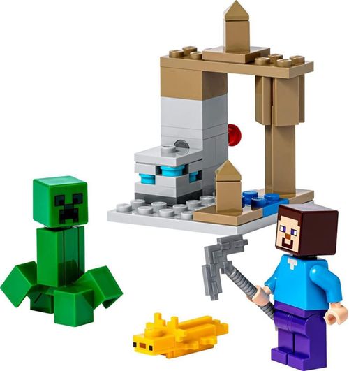 Juguete LEGO Minecraft Dripstone Cavern con Steve Creeper 30647