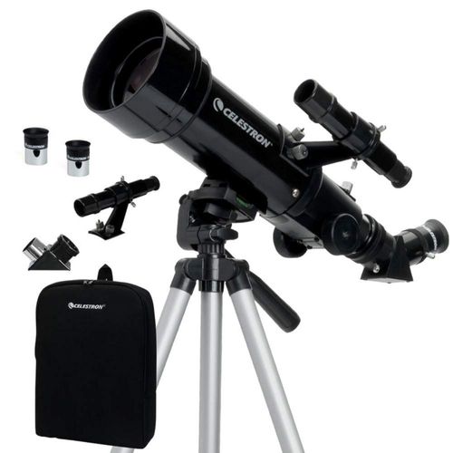Refractor telescópico Celestron de 70 mm con trípode