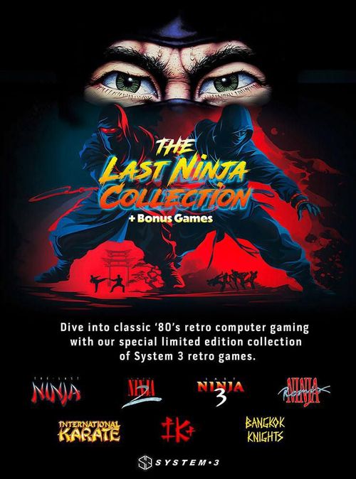 Sistema de Videojuegos System 3 Colección The Last Ninja + Bonus