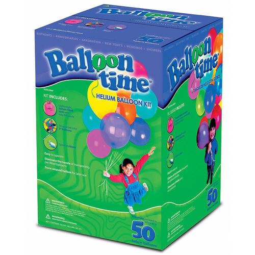 Kit de tanque de helio Balloon Time de 149 pies cúbicos para 50 globos