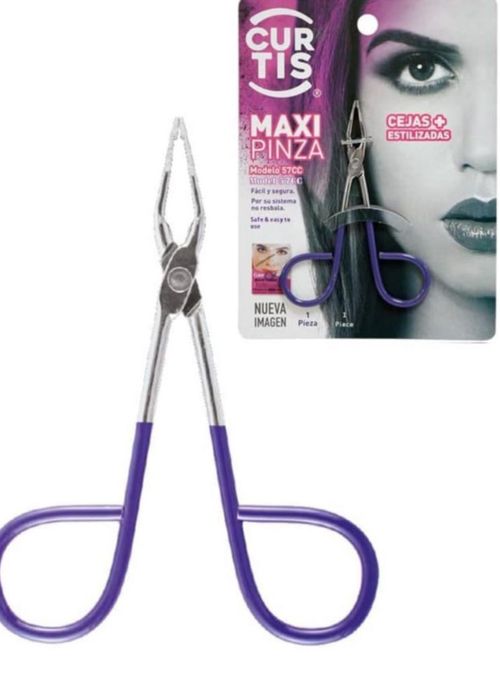 Pinzas para Cejas Curtis Maxi Pinza con Mango Tipo Tijera