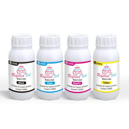 Kit de Recarga de Tinta Sotek 4x100ml Compatible con Canon PG280XL
