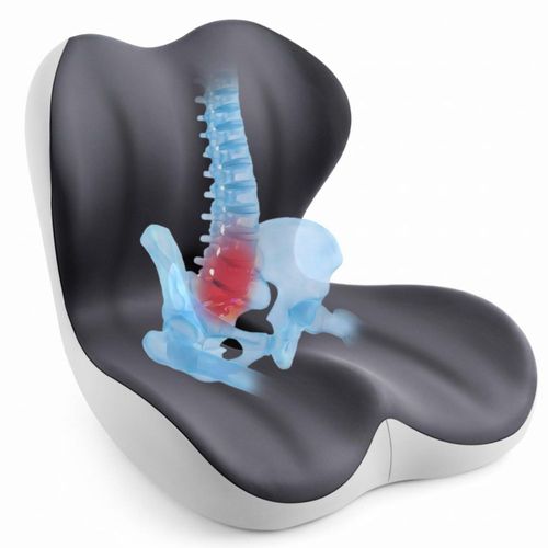 Cojín Ergonómico de Espuma Viscoelástica para Espalda y Asiento Synthcore