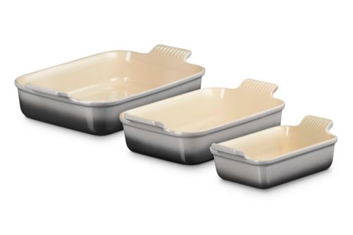Set de Fuentes para Hornear Le Creuset Heritage 32x25x19cm 3 Piezas