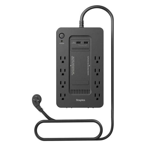 UPS Staples TECH 650VA 8 Tomas con Protección contra Sobretensiones