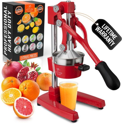 Exprimidor Manual de Hierro Fundido Zulay Kitchen de Alta Resistencia
