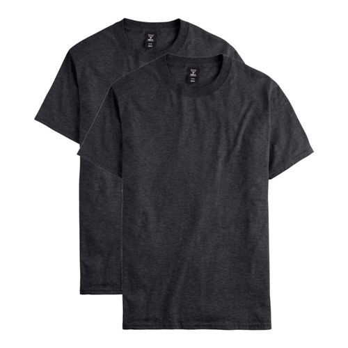Remera Hanes Beefy 2-Pack Gris Jaspeado XL Alto