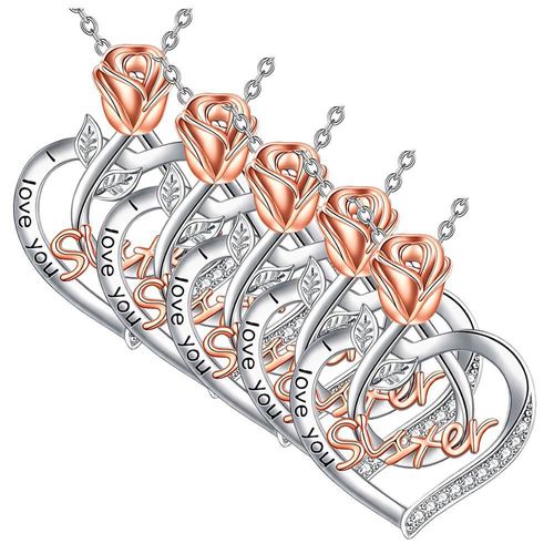 Cadenas y Dijes 14 de Febrero MXHZE-005 HeartNeck30 Collares Con Dije
