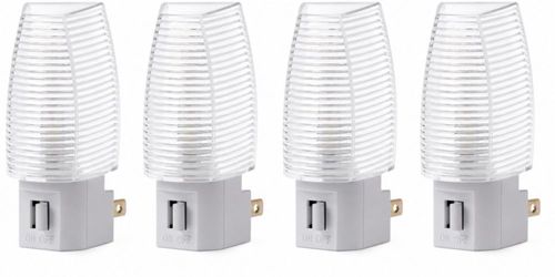 Paquete de 4 luces nocturnas Projectpak de 4W con interruptor manual