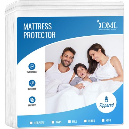 Protector de Colchón Impermeable DMI Almohadilla para Colchón Cubierta Impermeable para Colchón Protector y Cubierta para Cama Ajuste con Cierre de