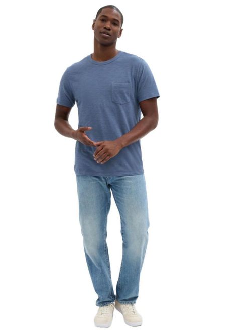 Remera Polo GAP Bainbridge Blue Stretch L