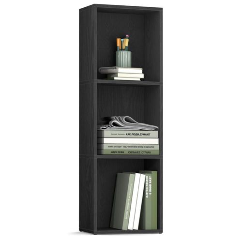 Estantería VASAGLE Custos de 3 Niveles en Negro Ébano 24x30x95 cm