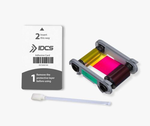 Cinta para Impresora IDCS Primacy 2 YMCKOO 250 Impresiones Kit UV