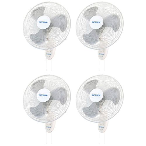 Ventilador Hurricane Supreme 18" Oscilante 3 Velocidades Blanco Paquete de 4