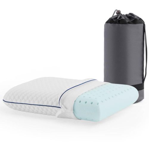 Almohada viscoelástica en gel Weekender para camping con bolsa de transporte 1 paquete
