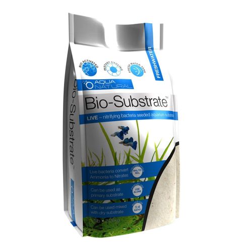 Sustrato Bio Aqua Natural Arena Blanca Azúcar 23 kg para Agua Dulce