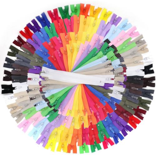 Cierres YAKA 80 piezas Nylon Colores Mixtos 18-41 cm