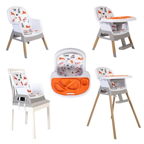 Silla Periquera 4 En 1 Red Kite Feed Me Snak Ajustable